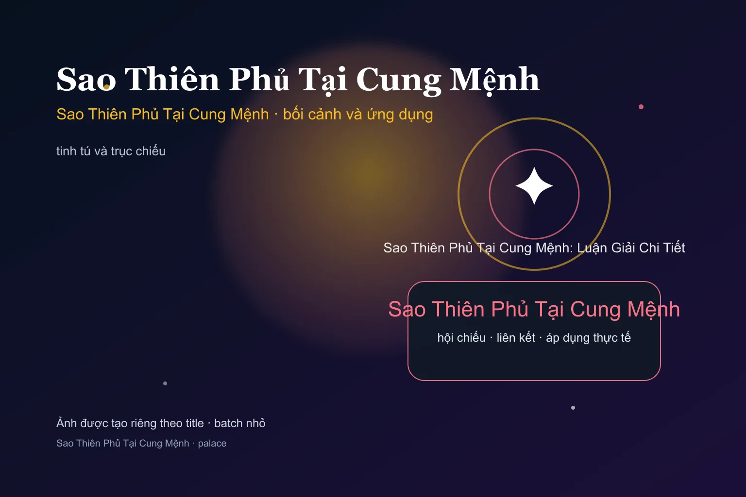 Sao Thiên Phủ Tại Cung Mệnh: Luận Giải Chi Tiết - Sao Thiên Phủ Tại Cung Mệnh: Luận Giải Chi Tiết - ảnh bối cảnh và ứng dụng