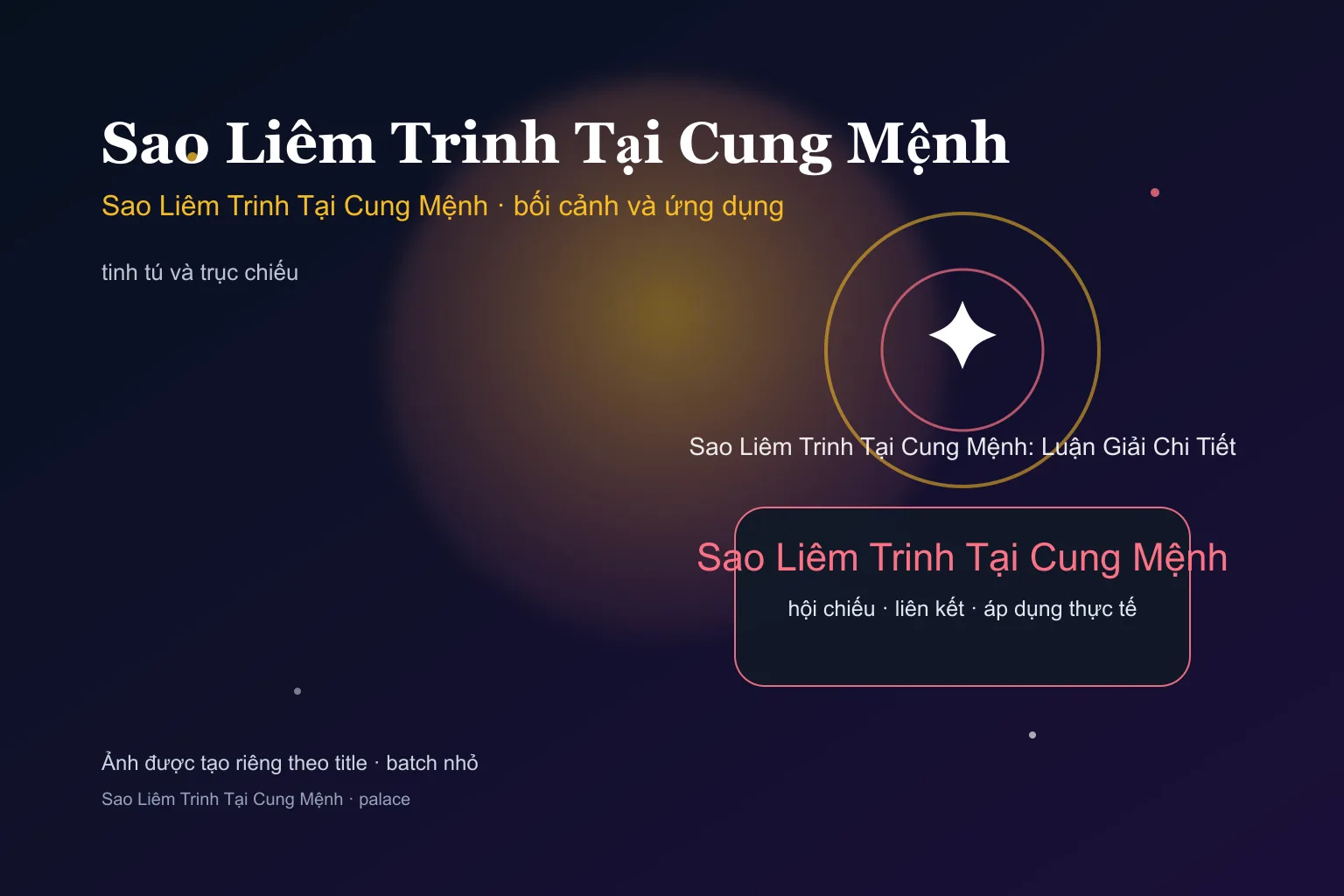 Sao Liêm Trinh Tại Cung Mệnh: Luận Giải Chi Tiết - Sao Liêm Trinh Tại Cung Mệnh: Luận Giải Chi Tiết - ảnh bối cảnh và ứng dụng