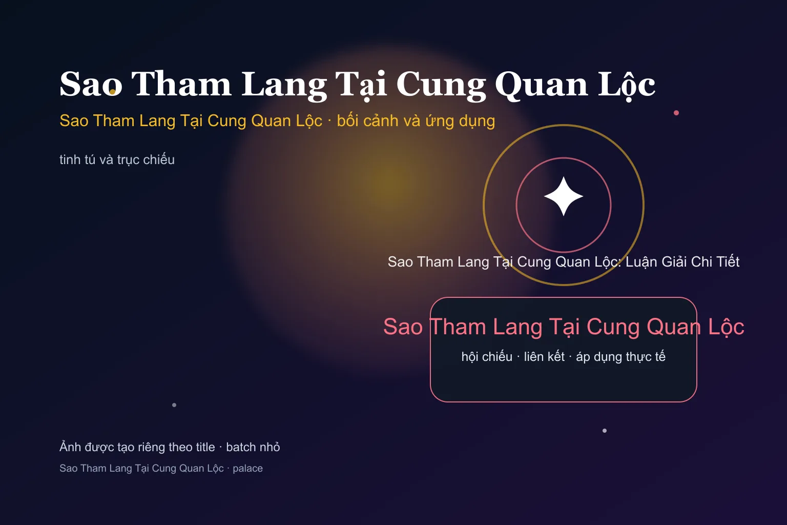 Sao Tham Lang Tại Cung Quan Lộc: Luận Giải Chi Tiết - Sao Tham Lang Tại Cung Quan Lộc: Luận Giải Chi Tiết - ảnh bối cảnh và ứng dụng